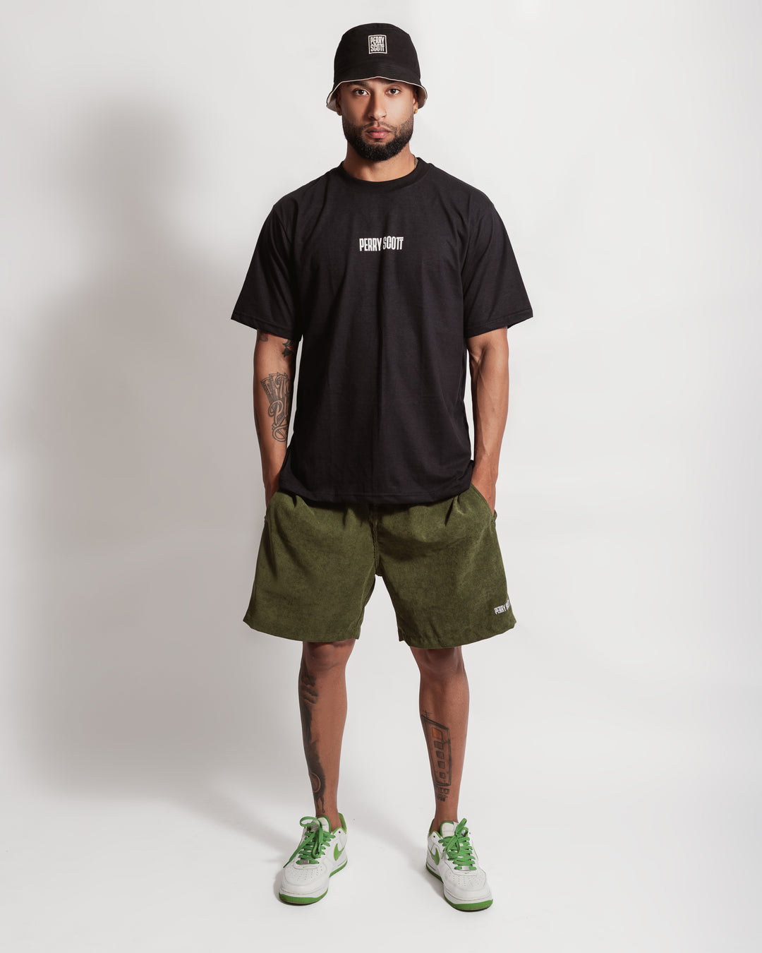 Olive Green Perry Short